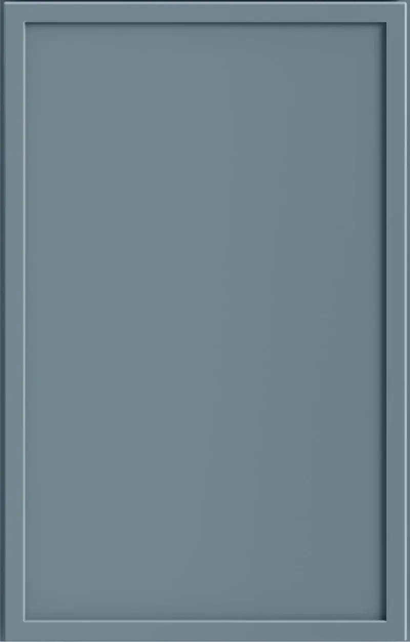 Navy blue slim shaker cabinet door sample
